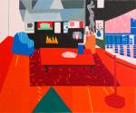 Guy Yanai. 1982 / Calm European, 2017. Oil on linen, 150 x 180 cm.