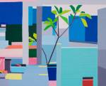 Guy Yanai. Kitchen II (detail), 2016. Oil on linen, 152 x 183 cm.