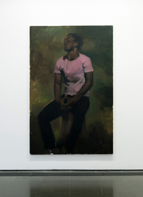 Lynette Yiadom-Boakye. Coterie of Questions, 2015. Oil on canvas. Courtesy of the artist, Corv-Mora, London and Jack Shainman Gallery, New York.