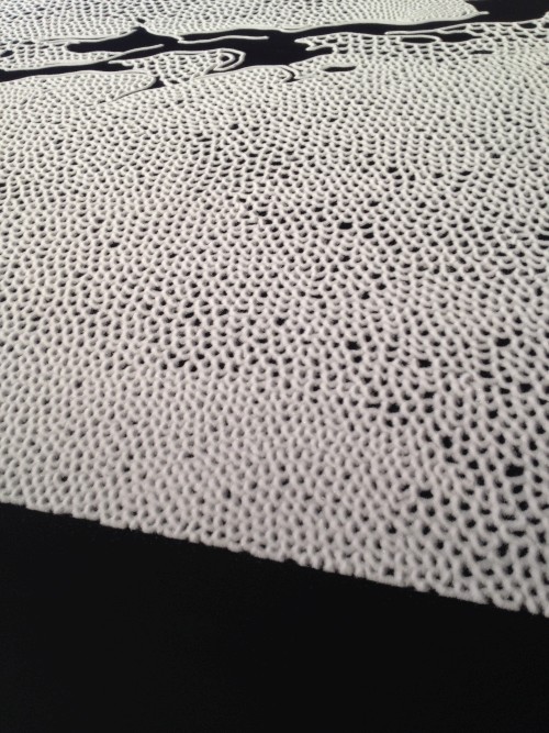 Motoi Yamamoto. Floating Garden, 2015. Salt installation. Pola Museum Annex, Ginza, Tokyo. Photograph: Kanae Hasegawa.