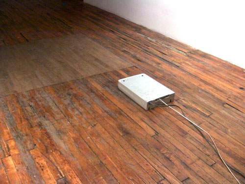 Yoshihito Mizuuchi. Scan space, 2010. Scanner, printer, paper, dimensions variable.