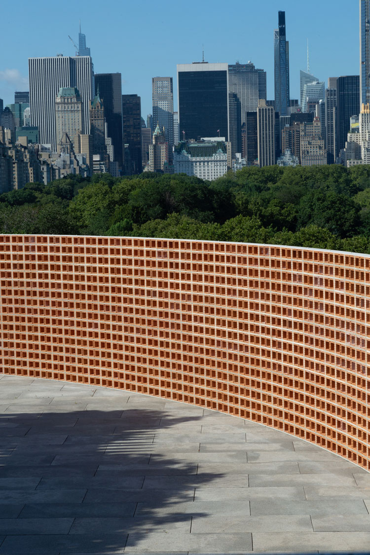 Héctor Zamora, Lattice Detour, 2020. Installation view, The Roof Garden Commission, courtesy of the artist. The Metropolitan Museum of Art, Photo: Anna-Marie Kellen.