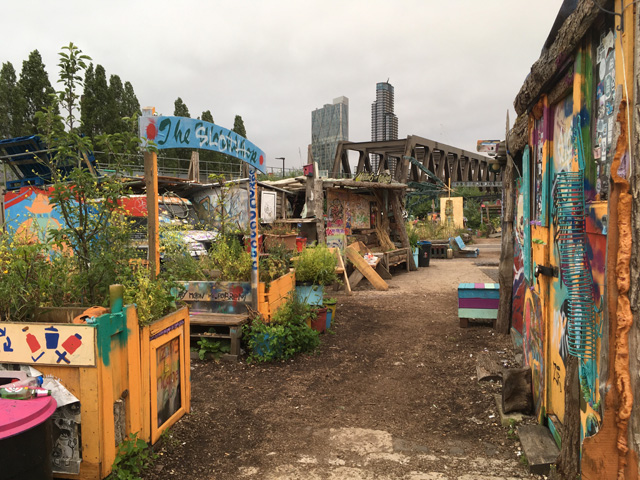 Nomadic Gardens in London. Photograph: Veronica Simpson.