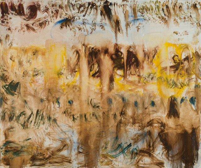 Zhang Enli. The Garden, 2017. Oil on canvas, 250 x 300 cm (98 3/8 x 118 1/8 in). © Zhang Enli. Courtesy the Artist and Hauser & Wirth.