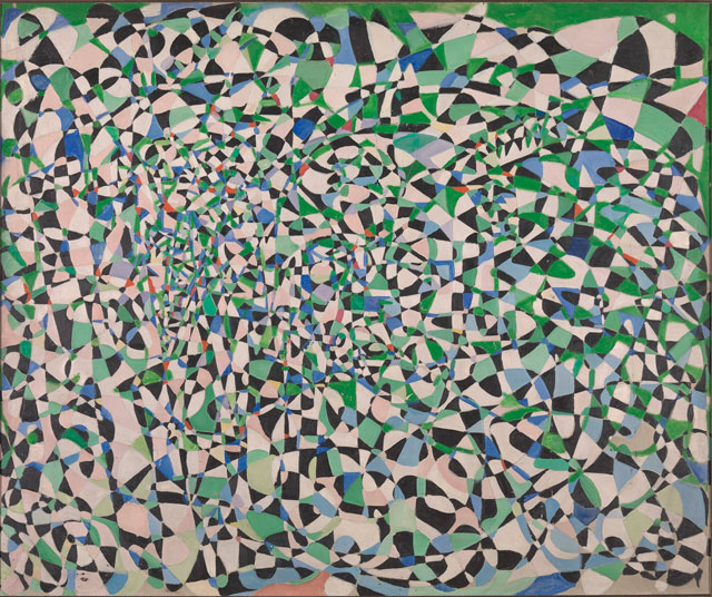 Fahrelnissa Zeid. Untitled, c1950s. Oil paint on canvas. Tate. Presented by Raad Zeid Al-Hussein 2015. © Raad Zeid Al-Hussein.