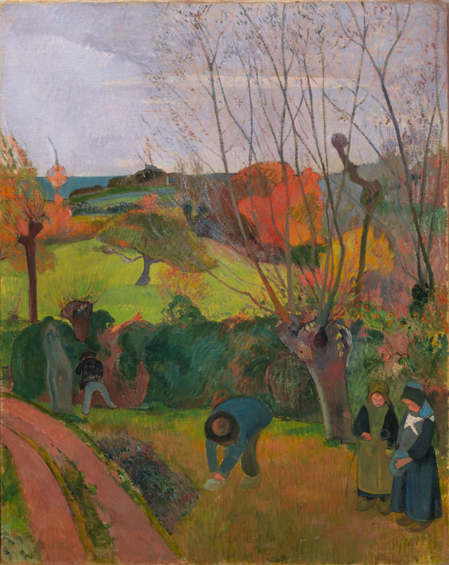 Paul Gauguin. The Willow Tree, 1889. Oil on canvas, 36 1/4 x 28 7/8 in. Gift of Henry W. and Marion H. Bloch, 2015.