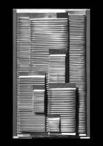 Heinz Mack. New York, New York, 1963. Aluminium on wood, 160 x 100 x 20 cm. Private collection. © Heinz Mack. Photograph: Heinz Mack.