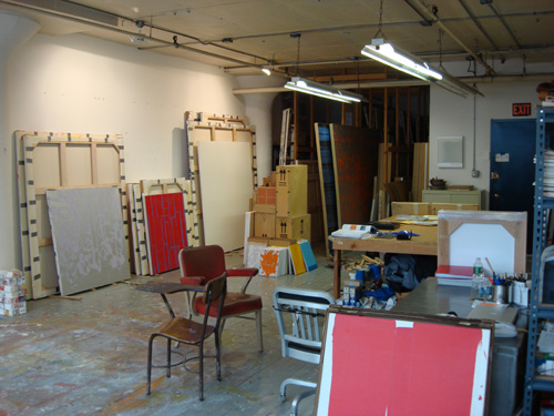 John Zinsser's studio. Courtesy the artist.