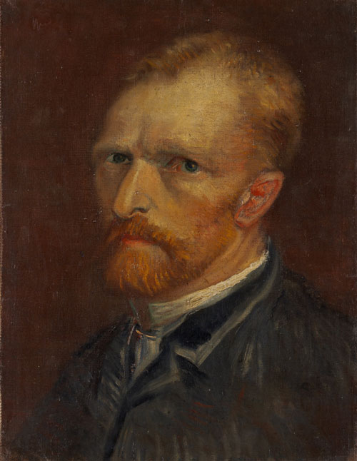 Vincent van Gogh. Self-Portrait, December 1886-January 1887. Oil on canvas, 45 x 35.5cm. Collection Gemeentemuseum Den Haag, The Hague.