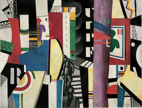 Fernand Léger. The City, 1919. Oil on canvas, 231.1 x 298.4 cm. Philadelphia Museum of Art, A. E. Gallatin Collection, 1952, 
© Artists Rights Society (ARS), New York / ADAGP, Paris.