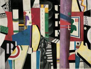 Fernand Léger. The City, 1919. Oil on canvas, 231.1 x 298.4 cm. Philadelphia Museum of Art, A. E. Gallatin Collection, 1952, 
© Artists Rights Society (ARS), New York / ADAGP, Paris.