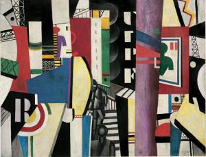 Fernand Léger. The City, 1919. Oil on canvas, 231.1 x 298.4 cm. Philadelphia Museum of Art, A. E. Gallatin Collection, 1952, 
© Artists Rights Society (ARS), New York / ADAGP, Paris.