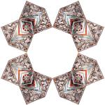 Monir Shahroudy Farmanfarmaian. Convertible Series, 2010. Mirror and reverse glass painting on plaster and wood. Variable size. Courtesy the Artist and The Third Line.