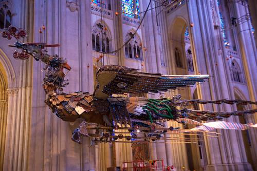 Xu Bing. Phoenix, 2008-10. Photograph: Miguel Benavides.