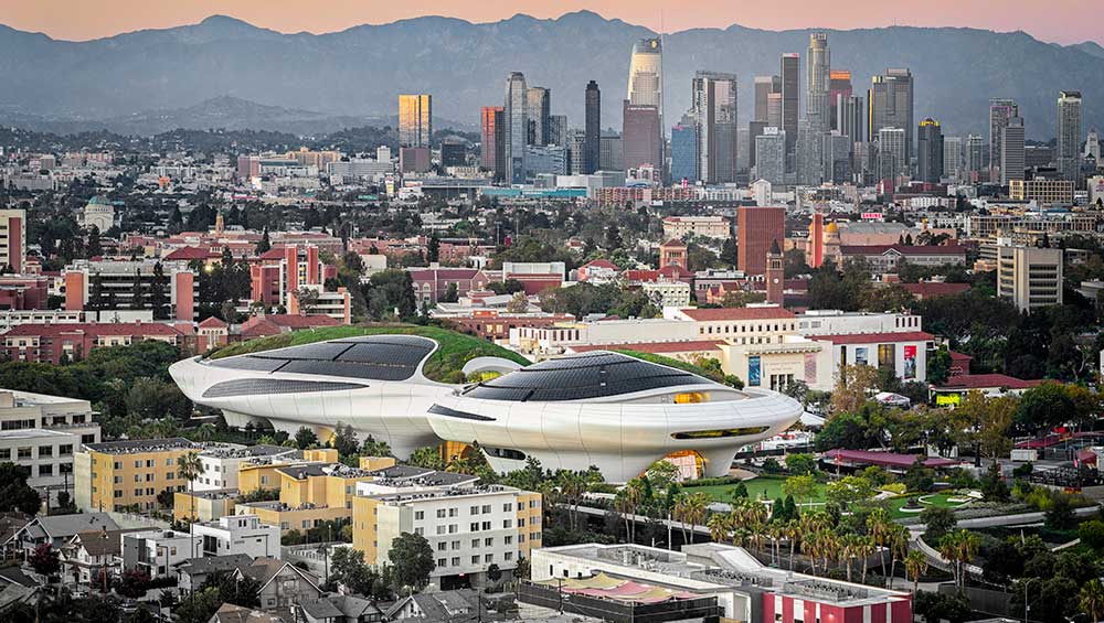 The Lucas Museum of Narrative Art, Los Angeles.