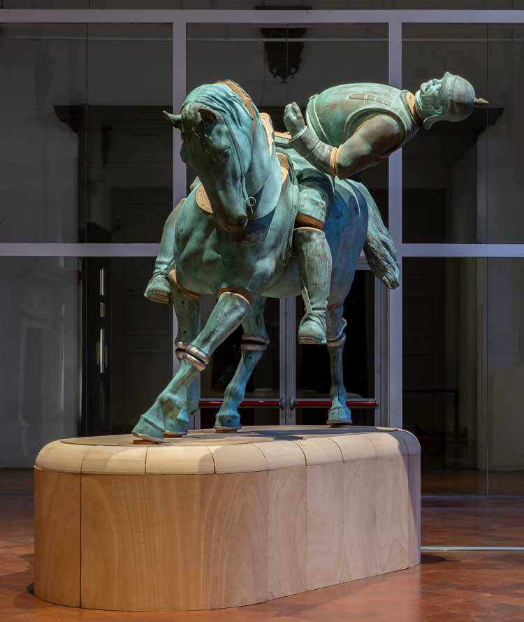 Julius von Bismarck, The Elephant in the Room (Otto von Bismarck), 2023. Installation view, Broken. The Power of the Fragment, Palazzo Strozzi, Florence, 25 September 2026 – 24 January 2027. Photo: Ela Bialkowska, OKNO Studio.