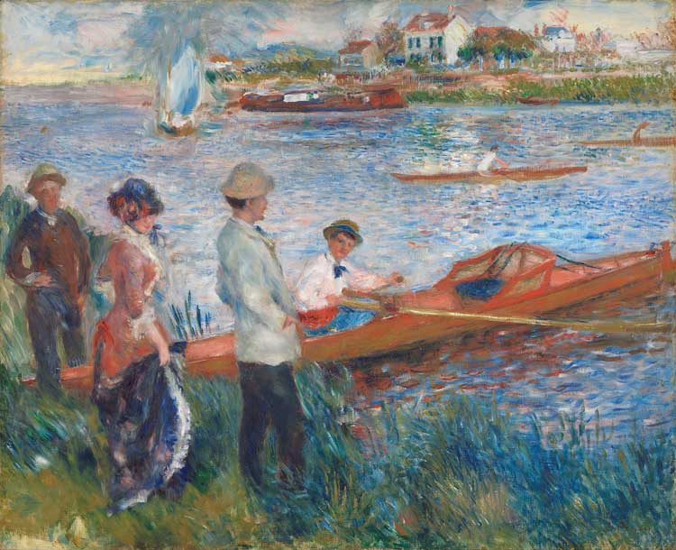 Pierre-Auguste Renoir, Oarsmen at Chatou, 1879.