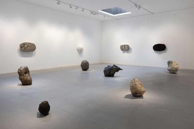Installation view of Liz Larner, A Hard Line to Bend at Camden Art Centre, 2026. Photo: Rob Harris.