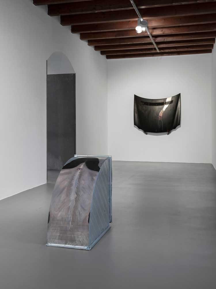 Installation view, Selma Selman – 1000 Tears, Galleria d’Arte Moderna e Contemporanea di Bergamo. Photo: Veronica Simpson.