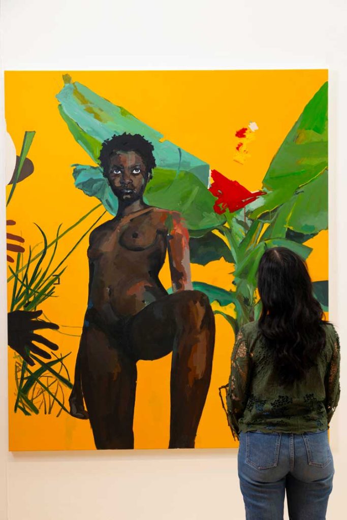 Installation view of Kudzanai-Violet Hwami, Dance of Many Hands, (2017) in British Art Show 10: A Chorus of Strangers. Image courtesy Hayward Gallery Touring. Photo: David Parry.